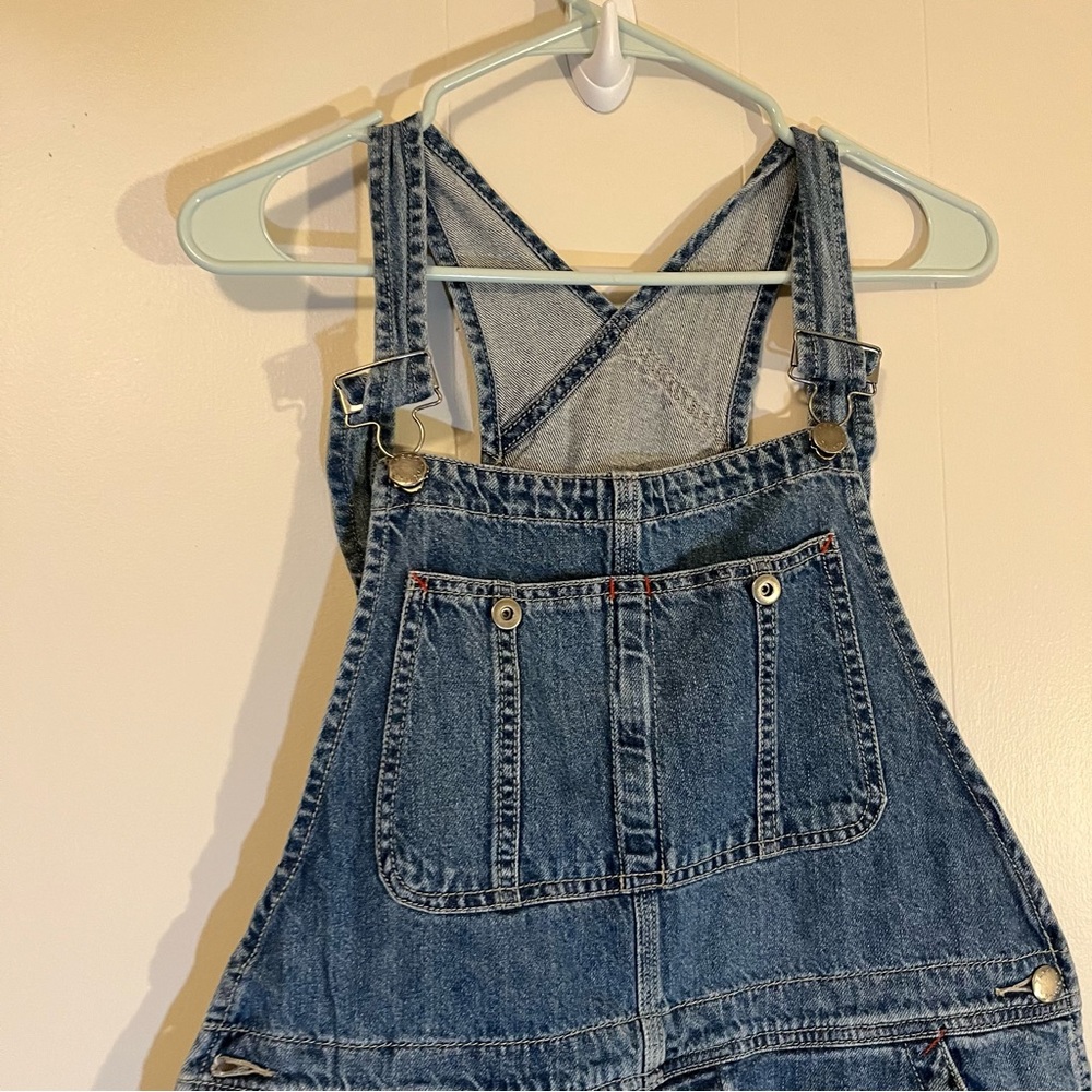We the Free People Boyfriend Baggy Denim Overalls Size 26 - Picture 4 of 14
